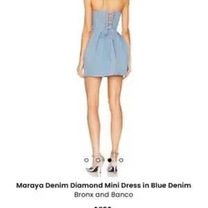 Bronx and Banco Dresses Maraya Denim Diamond Mini Dress In